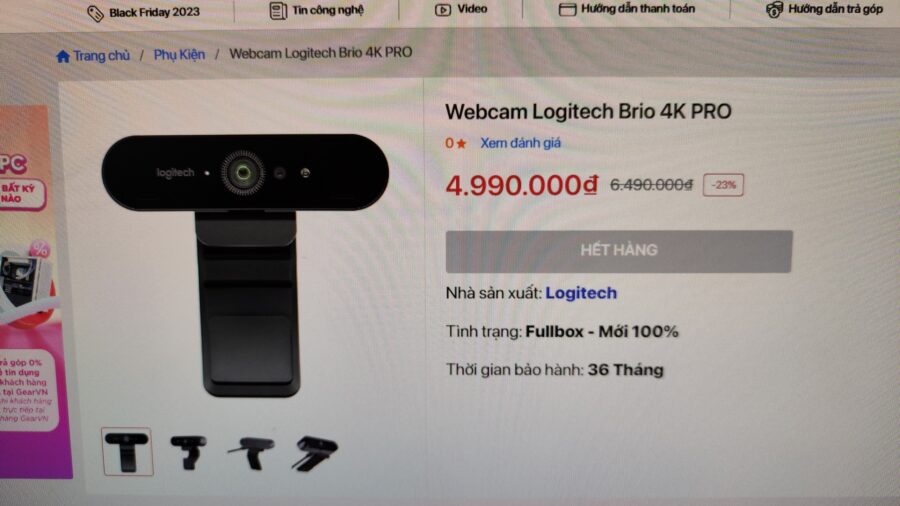 Webcam máy tính