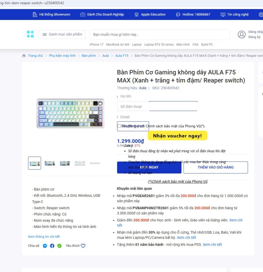 Phím chuột máy tính laptop