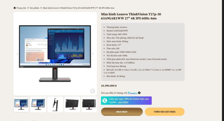 Màn hình máy tính các loại