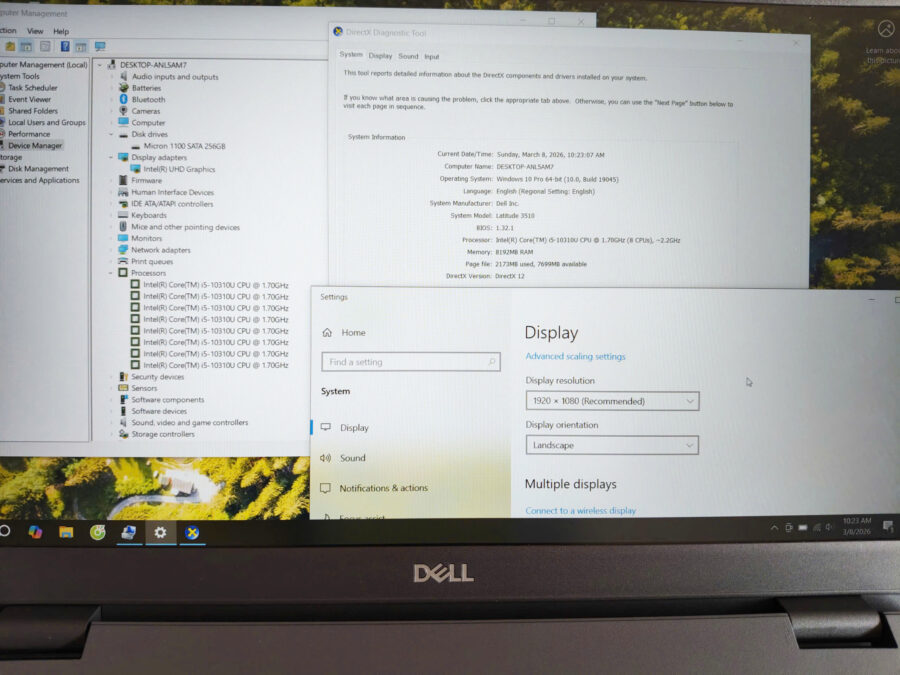 z7598494074020_f77a4fabbd86987b508cdf10c3124373 #1017 Laptop dell i5 đời thế hệ 10 like new