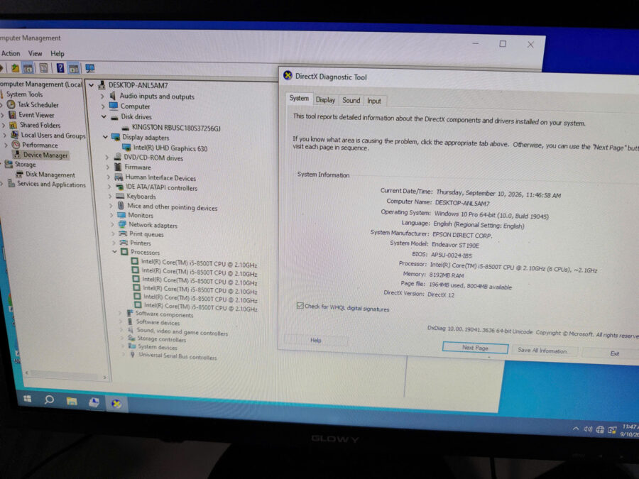 #pc102 Thùng cpu i5 xách tay nhật bản về