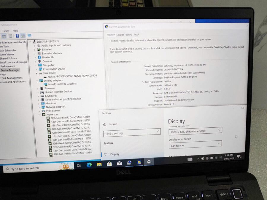 #1145 Laptop dell i5 thế hệ 12 giá rẻ