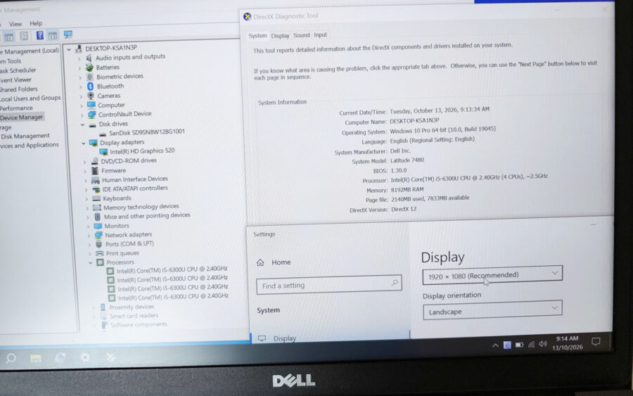 #1162 Laptop dell i5 chính hảng
