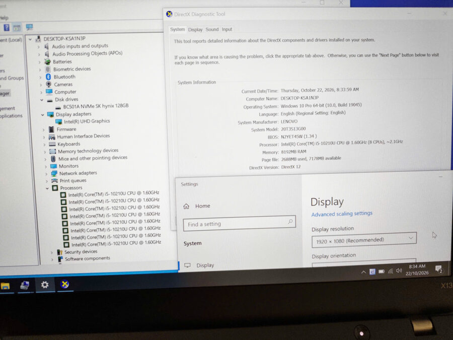 #1171 Laptop Thinkpad i5 thế hệ 10 giá rẻ