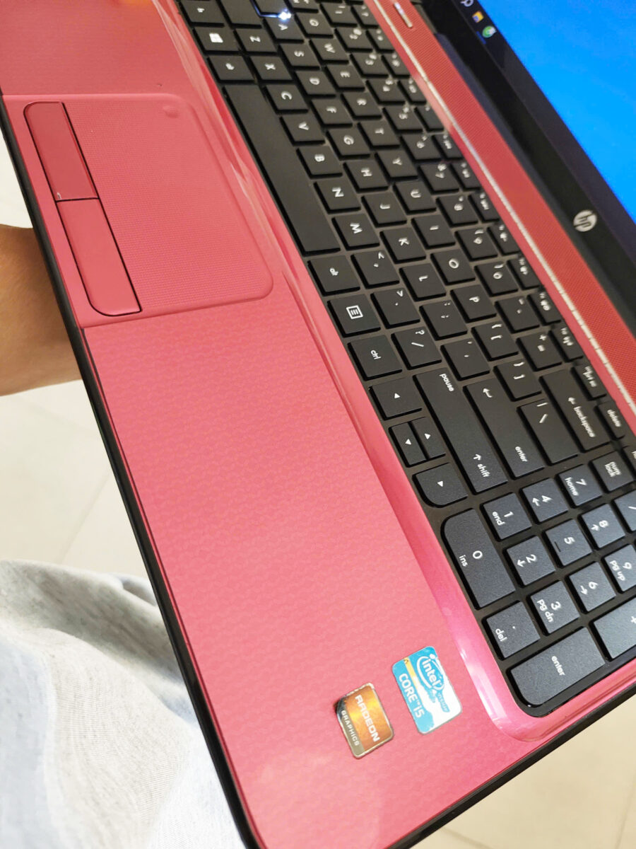 3 #1161 Laptop hp i5 đỏ phong thủy